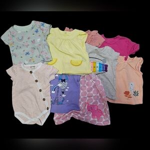 Colorful 9mo Baby Shirt Set